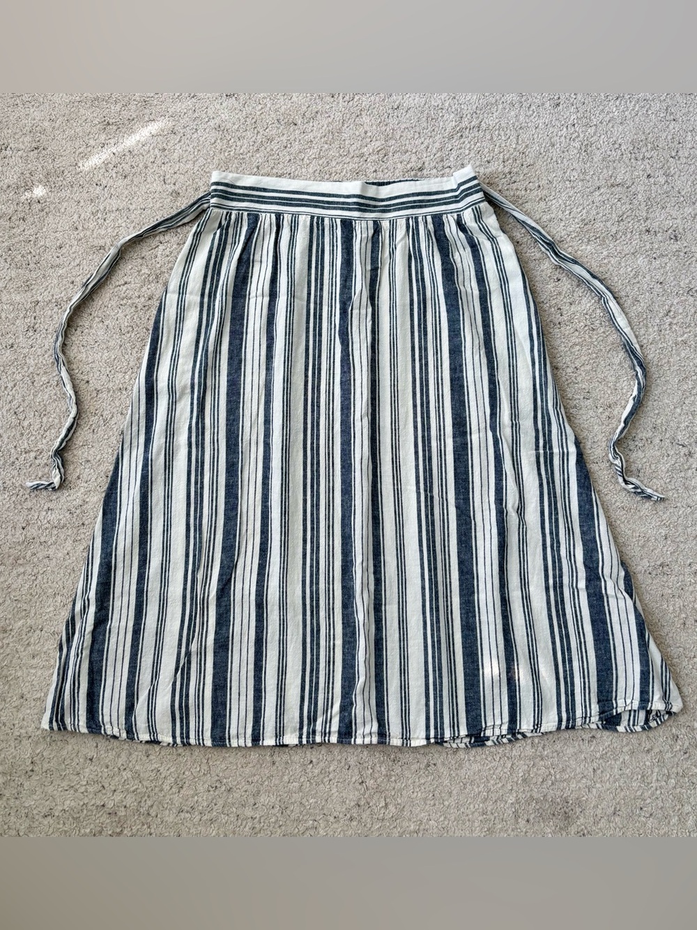 Cotton Striped Skirt